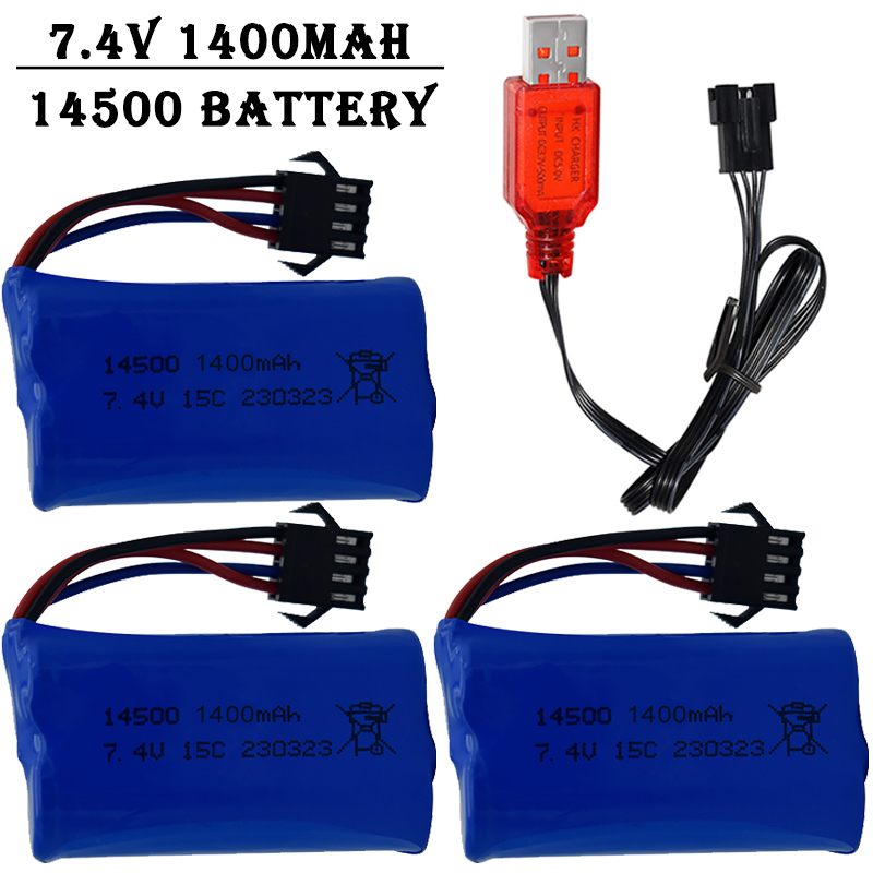 Balance Charger Rc - Batteria agli ioni di litio 7.4V