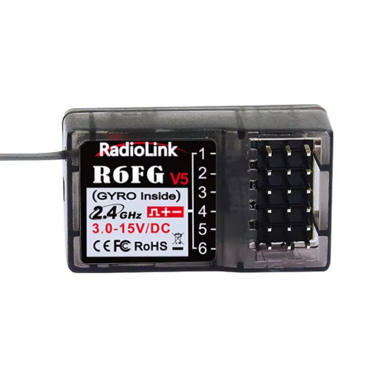 Radio Transmitter 2.4Ghz - Ricevitore Radiolink R6FG V5 6 canali