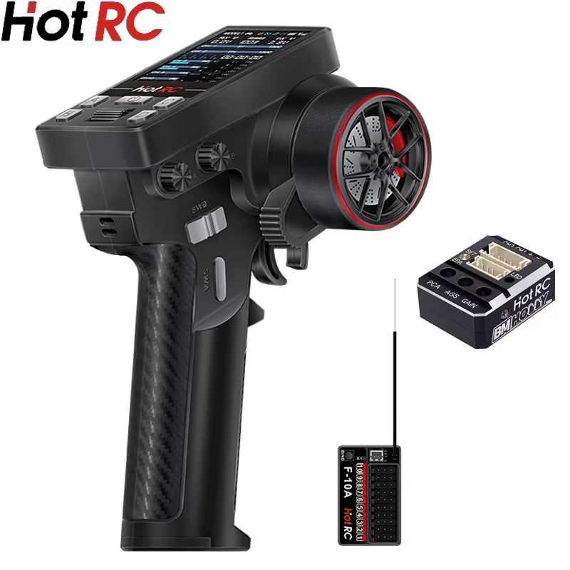 Radio Transmitter 2.4Ghz - HotRC CT-10B Trasmettitore RC 10 Canali