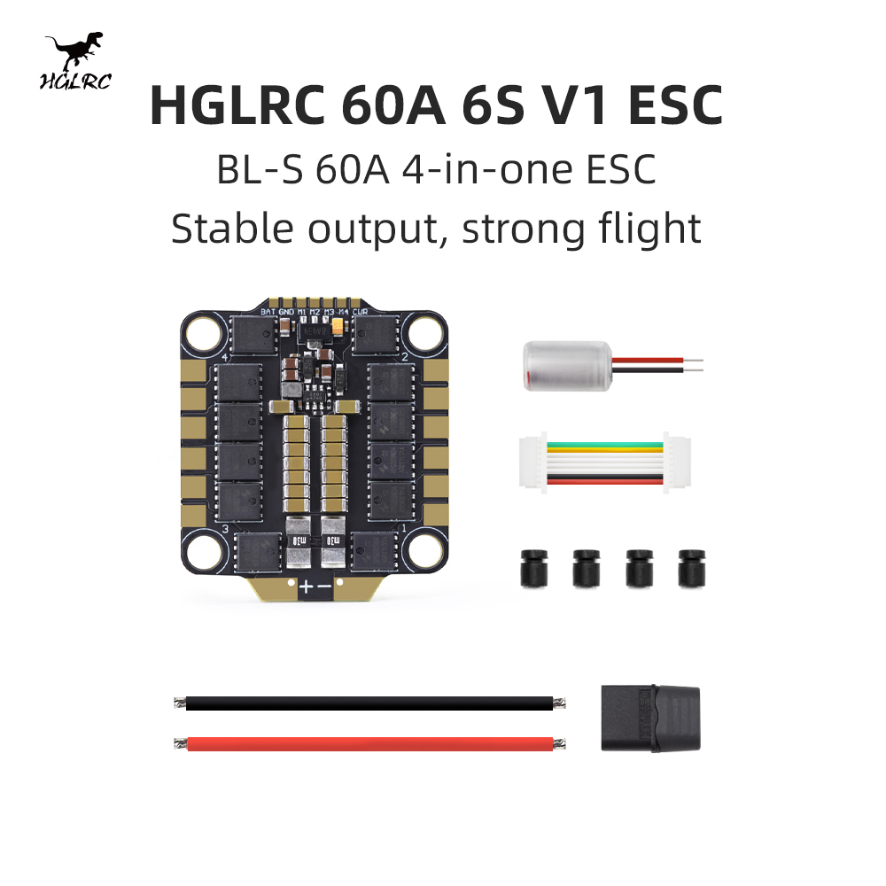4 In 1 Esc - HGLRC 60A 6S V1 4-in-1 ESC