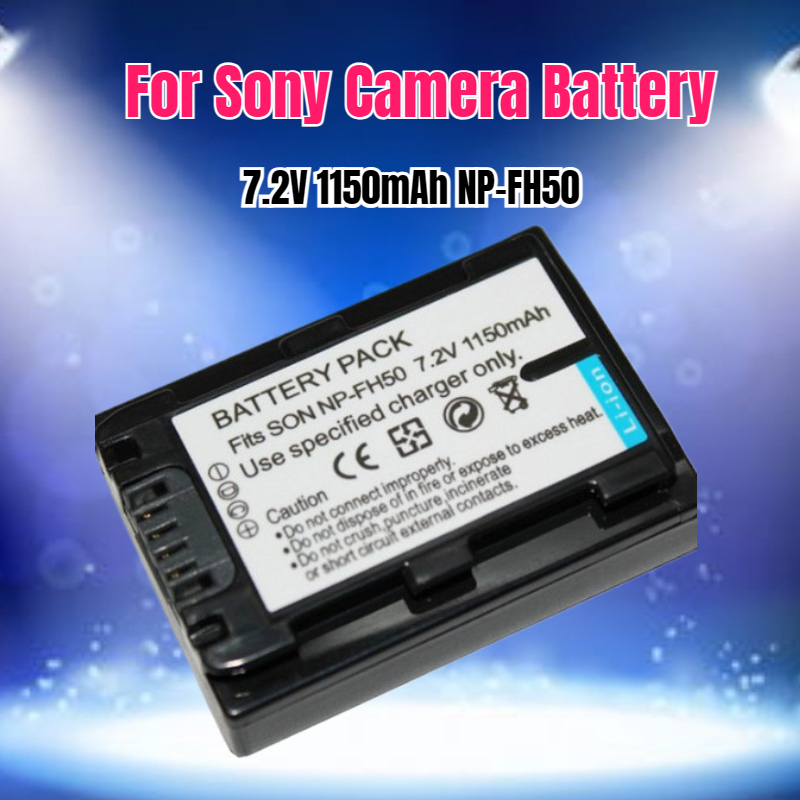 Drone With Camera - Batteria per fotocamera NP-FH50 da 7,2