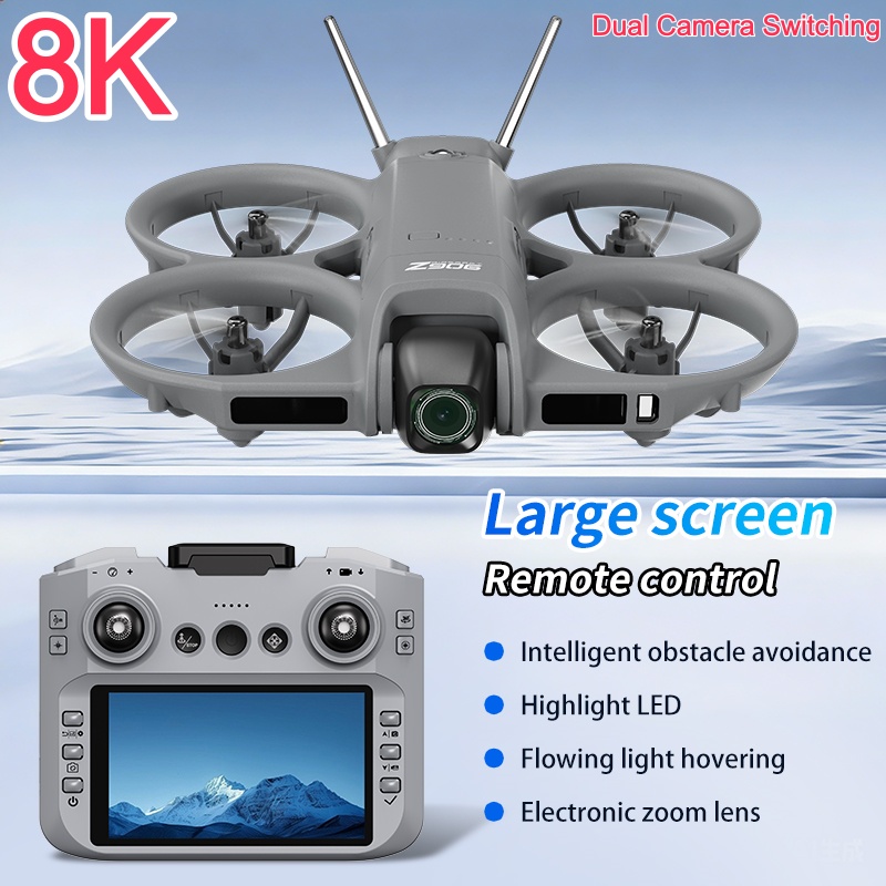 4 In 1 Esc - Drone con Telecamera 8K ESC, Posizionamento