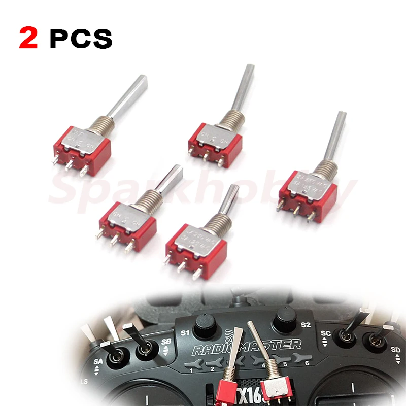 Flysky Transmitter - 2PCS RC Trasmettitore Interruttore 2/3 Posizioni