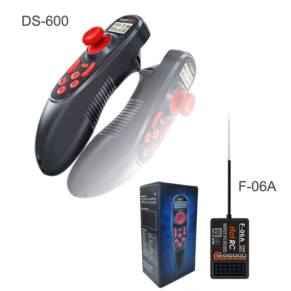 Radio Transmitter 2.4Ghz - HOTRC DS-600 Sistema radio per barche