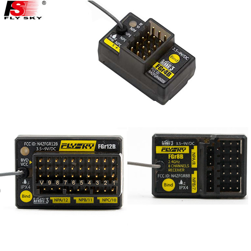 Flysky Transmitter - Flysky FGr4B FGr8B FGr12B 2.4GHz 4/8/12CH