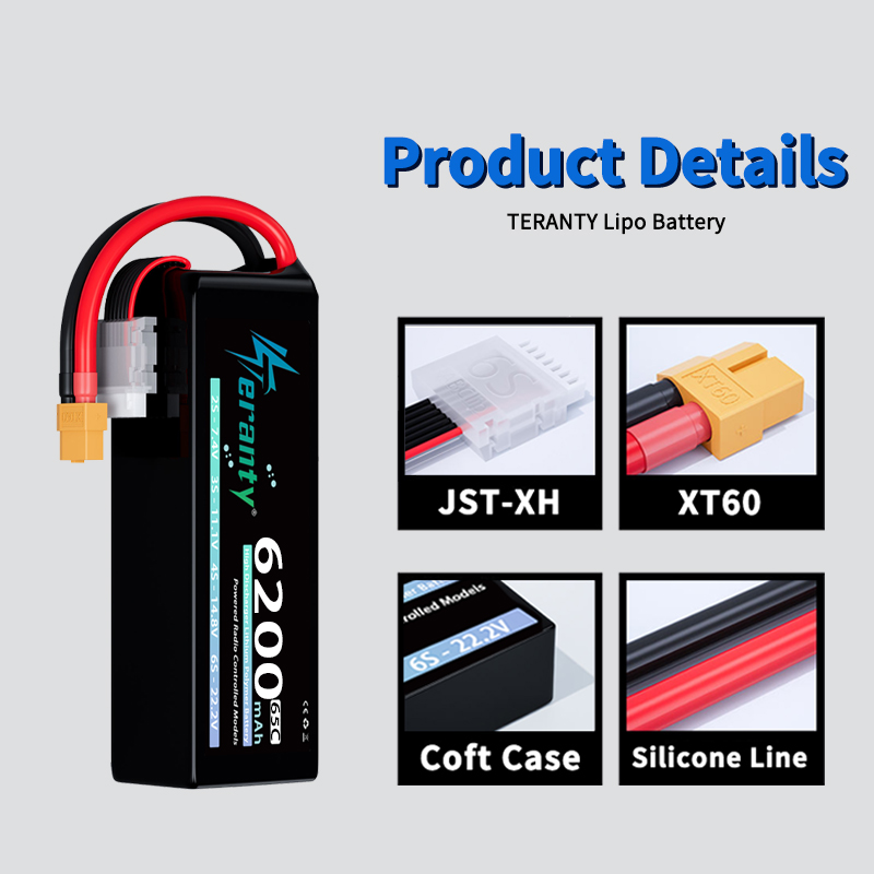 Batteria Lipo TERANTY 6S 6200m - Lipo Battery 6S recensione e prezzo