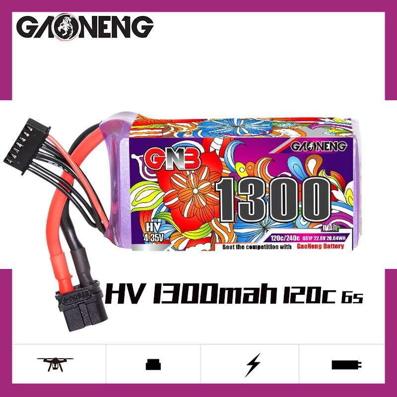 2 pezzi GNB 6S Lipo batteria 2 - Lipo Battery 6S recensione e prezzo