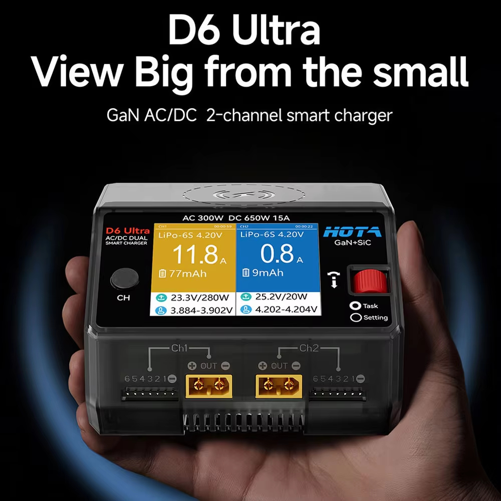 Caricabatterie HOTA D6 Ultra G - Balance Charger Rc recensione e prezzo