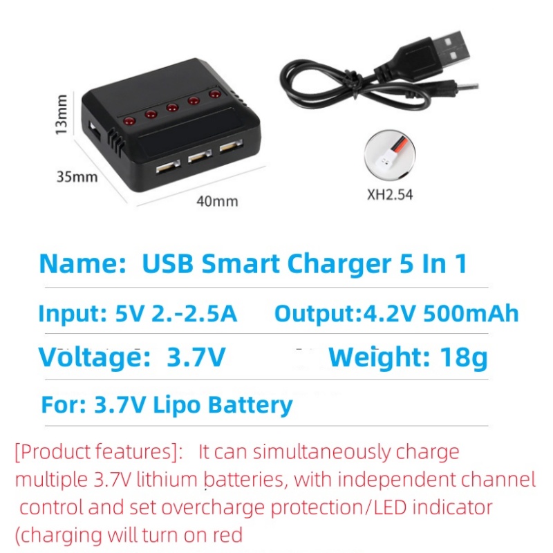 Syma X5HW X5HC X5C X5SW 3.7V 5 - Balance Charger Rc recensione e prezzo