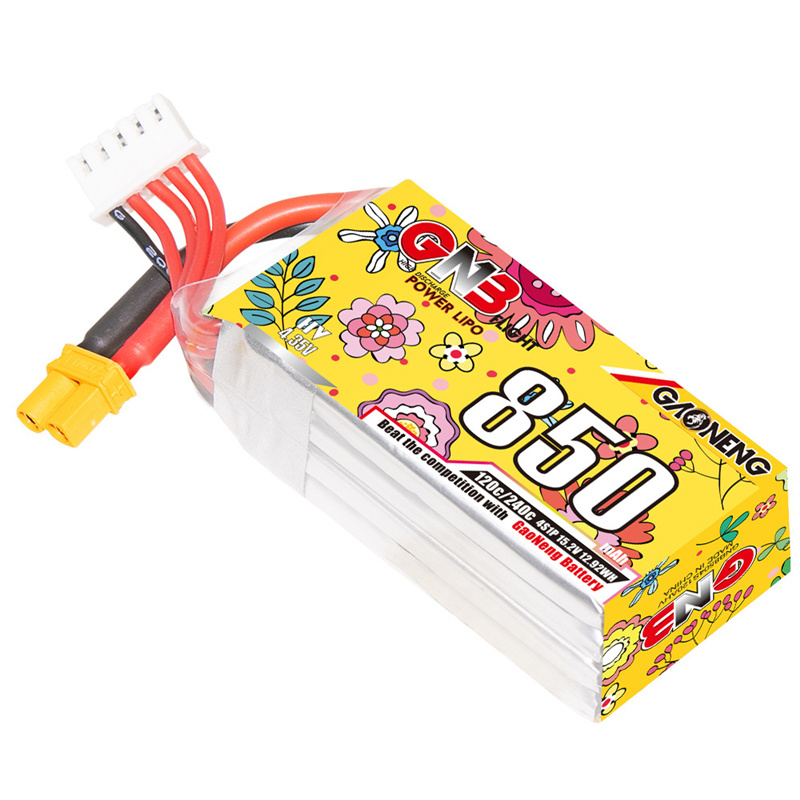 Batteria Lipo GNB 4S 15.2V 850 - Lipo Battery 4S recensione e prezzo