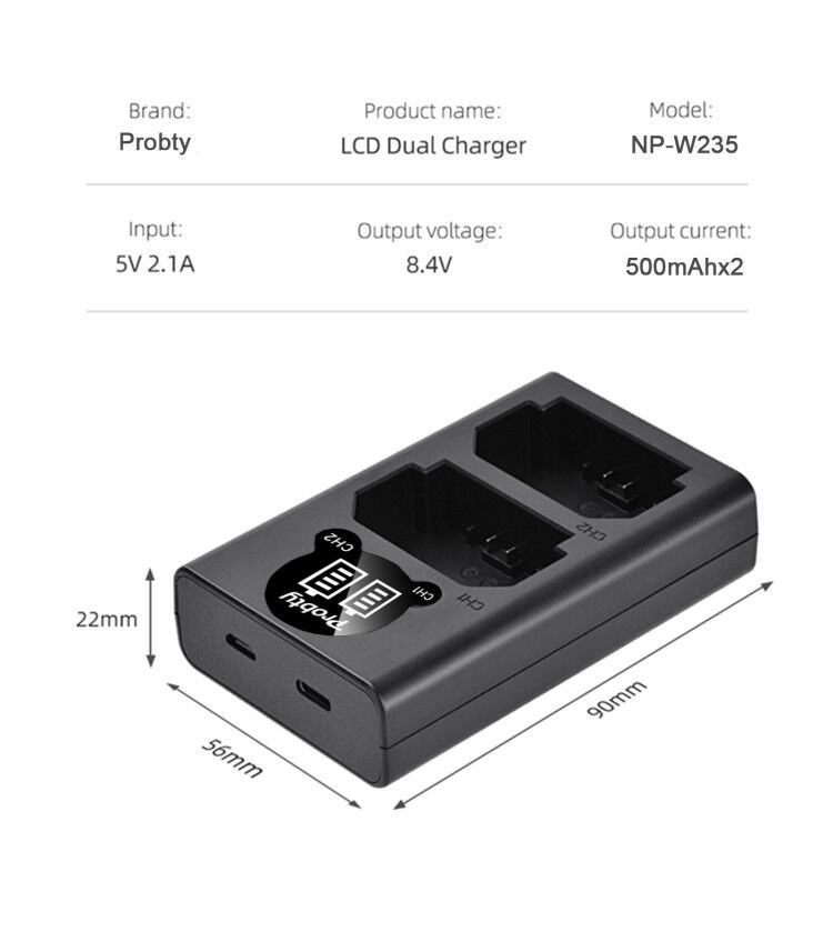 2200mAh NP-W235 NP W235 Batter - Drone With Camera recensione e prezzo