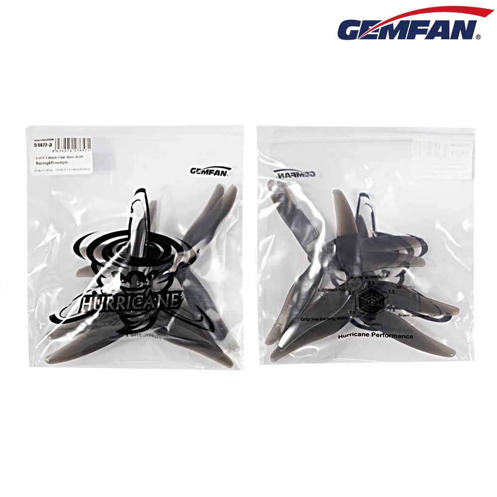 10 paia (10CW + 10CCW) Gemfan  - 5 Inch Propeller recensione e prezzo