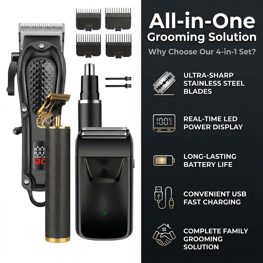 Set 4 in 1 per la cura dei cap - 4 In 1 Esc recensione e prezzo