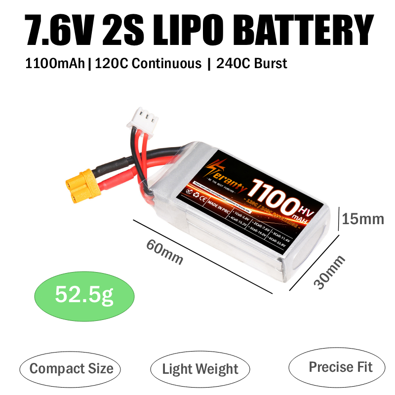 Pacco batteria LiPo Teranty 2S - Lipo Battery 6S recensione e prezzo