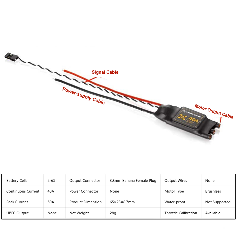 Hobbywing XRotor 40A ESC Brush - 4 In 1 Esc recensione e prezzo