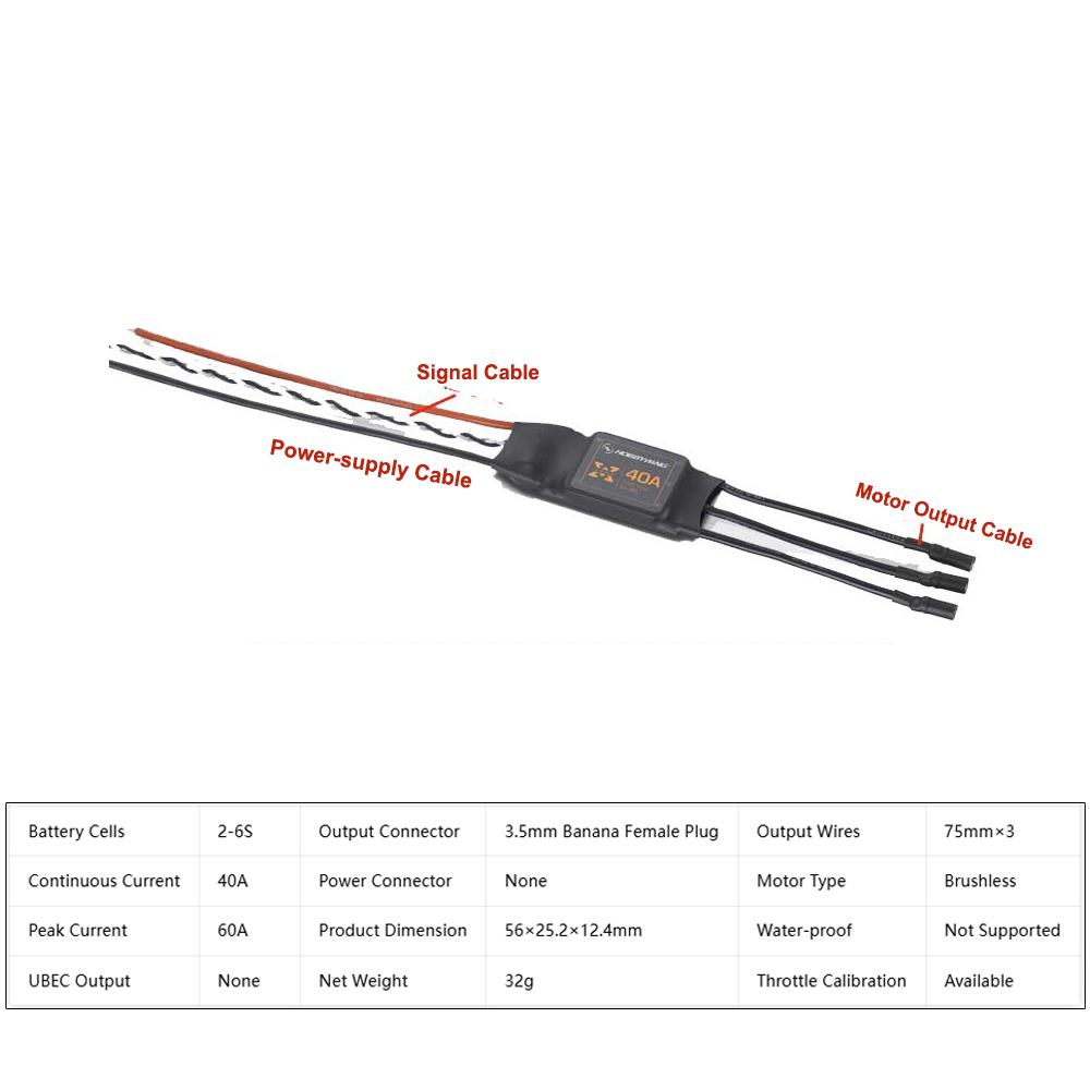Hobbywing XRotor 40A ESC Brush - 4 In 1 Esc recensione e prezzo